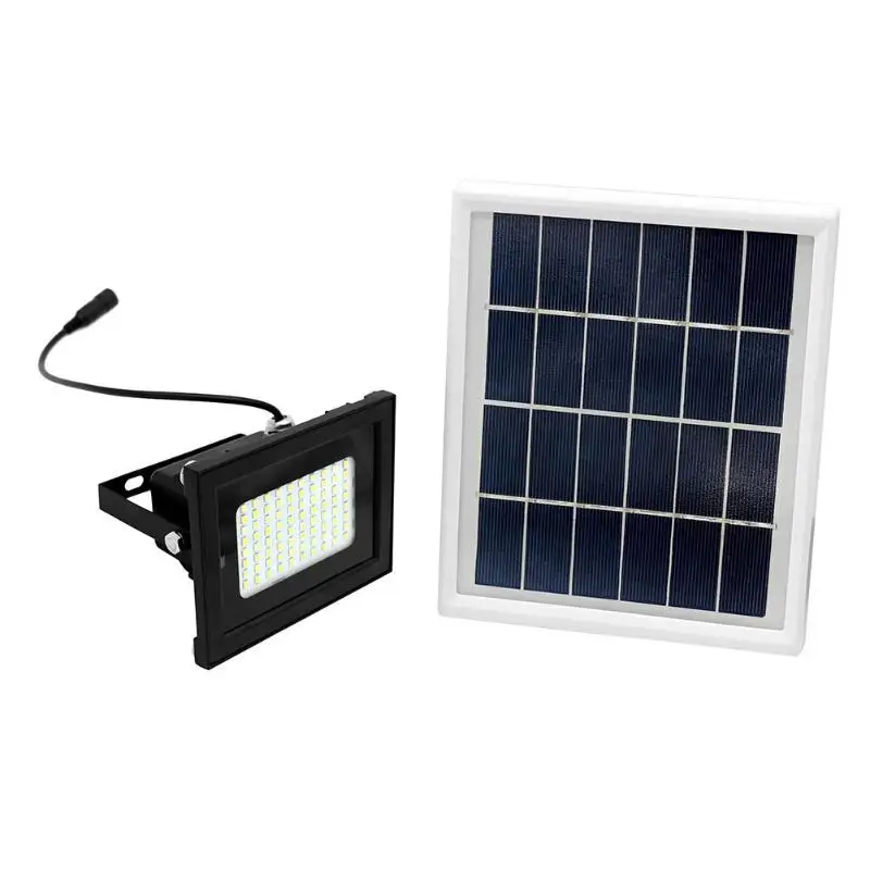 

80 LED Dual Color Remote Solar Light Sensor Flood Spot Light Garden IP65 Outdoor Garden Corridor Park Corridor Security Lamp