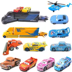 Disney Pixar Cars 3 игрушки Lightning McQueen Jackson Storm Mack Uncle Truck 1:55 металлический сплав литье под давлением модельные автомобили игрушки подарки для