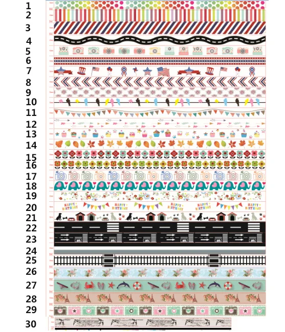 Random Color ! 2 PCS NEW Colorful Nice1.5cm*10M Craft Sticky Adhesive DIY Decorative Masking Japanese Washi Tape Paper Lot | Канцтовары