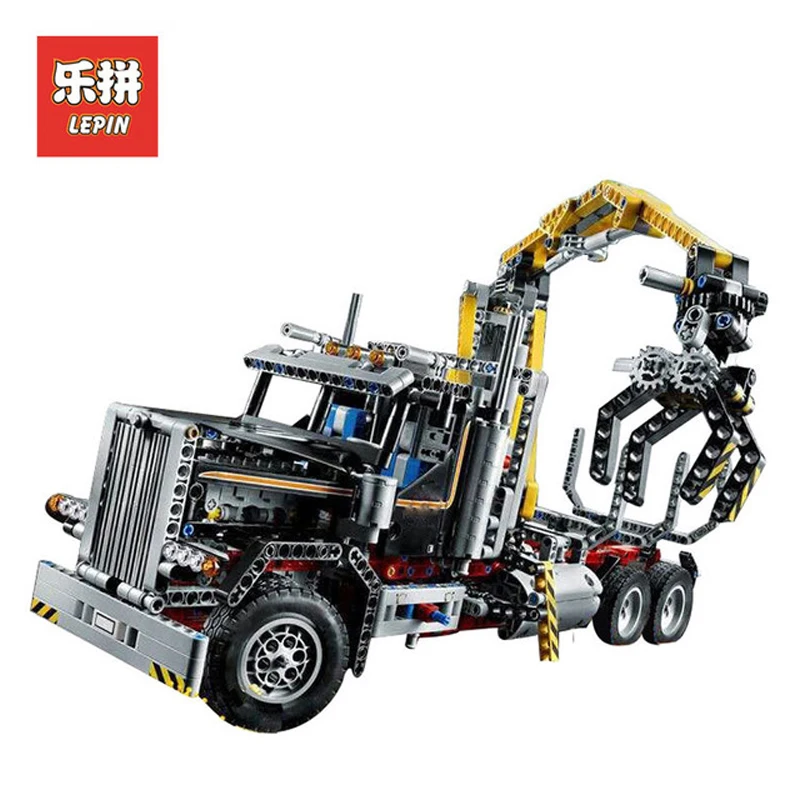 

In Stock Lepin Sets 20059 1338Pcs Technic Figures Logging Truck Model Building Kits Blocks Bricks Educational Kid Toys 9397 Gift