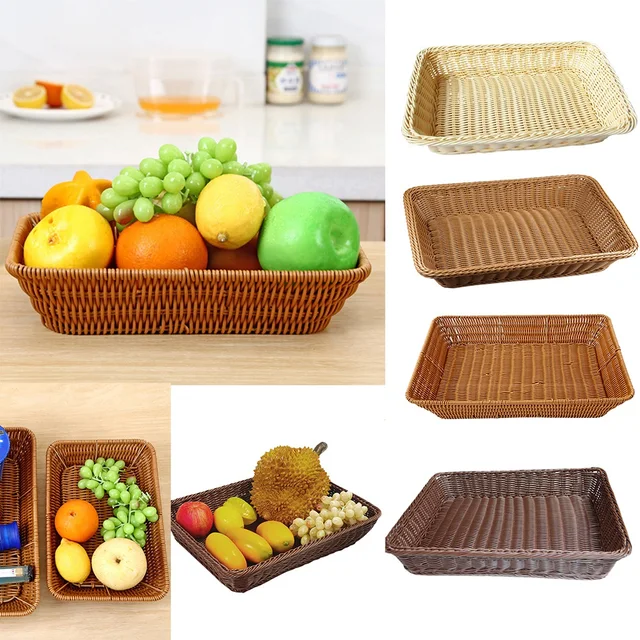 S M L Snacks Nuts Rattan Fruit Basket Kitchen Storage Organization S M L Snacks Nuts Rattan Fruit Basket Kitchen Storage Organization Dried