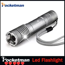 zk92 New Hot Led Torch 2000lm Cree LED Flashlight Torch Light Waterproof For 1×18650 Free Shipping
