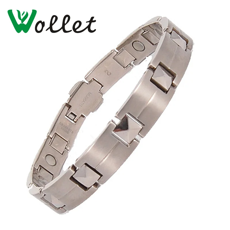 

2014 inox energy negative ion infrared energy magnetic titanium bracelet high quality