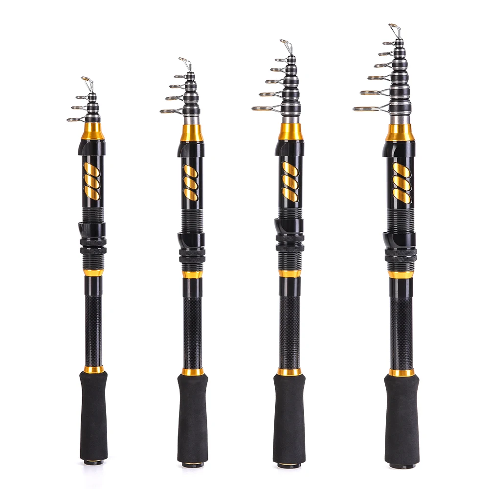 Kits de Pesca Haste de Liga de Alumínio de Fibra de Carbono Vara de Pesca e Molinete Carretel de Pesca Telescópica Molinete Pesca Grupo - 1.8 2.1 2.4 m 1.5 13 Cheap Conj. de varas