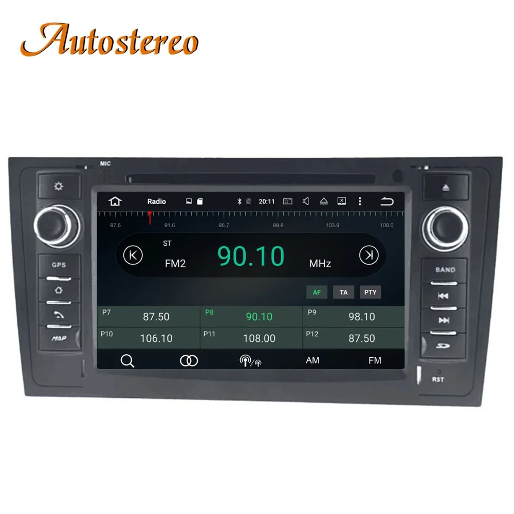 Excellent Android 9.0 PX5/PX6 Car DVD player GPS navigation For AUDI A6 1997-2005 head unit multimedia player Auto radio tape recorder 5