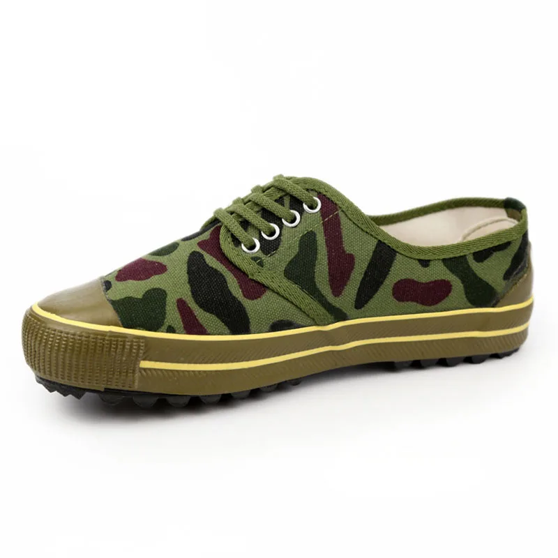 Canvas Camouflage Shoe Field Liberation Shoes Wear Non slip Military