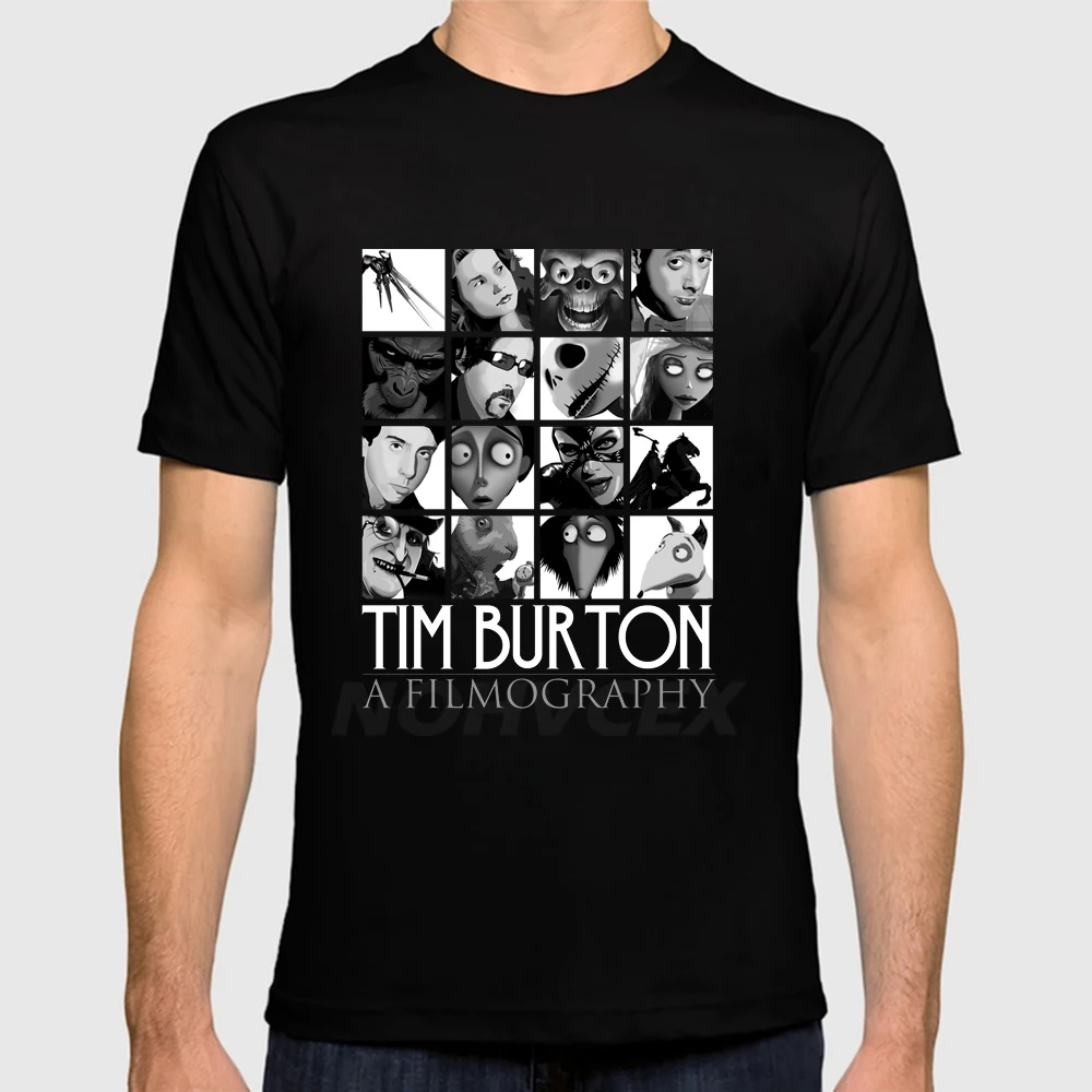 

TIM FILMOGRAPHY O neck Print t shirt Men's and women's short sleeve T-shirt