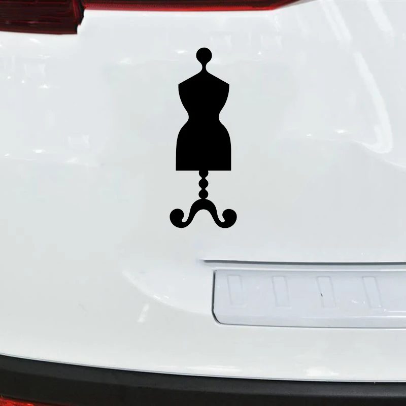 

5.7cm*15.2cm Dress Form Sewing Seamstress Fun Unique Vinyl Decor Car Sticker Car Styling