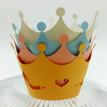 Мода 100 шт. Лазерная резка Кекс Бумага Вайн филигрань кекс облака Дизайн торт Бумага Обёрточная бумага на рифленой Обёрточная бумага окружающих края 6Z