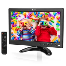 Eyoyo 10 дюймов маленький экран телевизора HDMI портативный кухонный телевизор 1024x600 ЖК-экран с пультом дистанционного управления для DVD CC tv камера Raspberry Pi