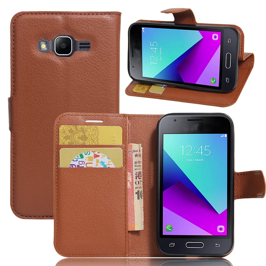 Модный чехол кошелек из искусственной кожи для Samsung Galaxy J106 J1 Mini Prime защитный