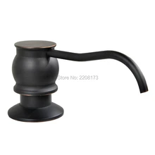 Высокое качество твердая латунь масло втирают Бронзовый Кухня Раковина мыло диспенсер ORB дозаторы жидкого мыла латунный насос и PP бутылка