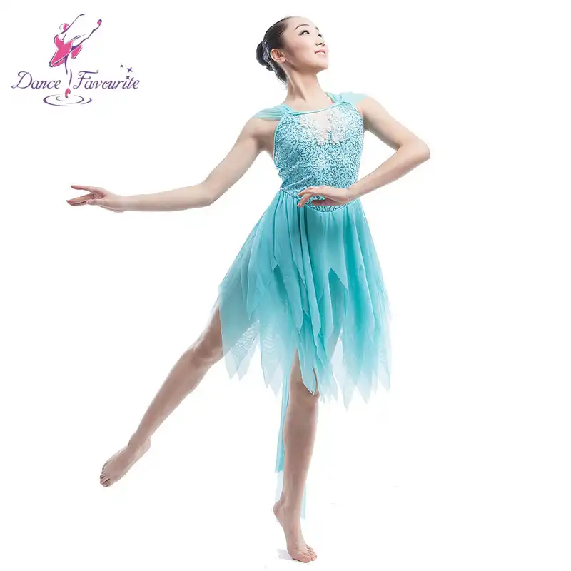 Dance Favourite Navy Blue Lyrical Dance Costumes Women & Girl Ballet