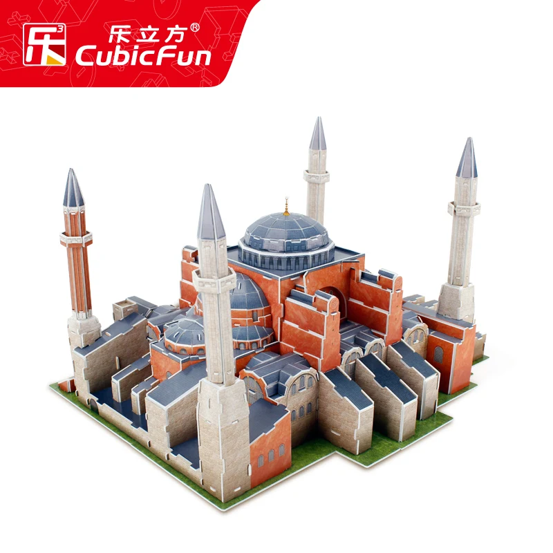 Игрушек! Забавная 3D головоломка Бумажная модель MC134h сборная игрушка hagia Sophia ayasofya