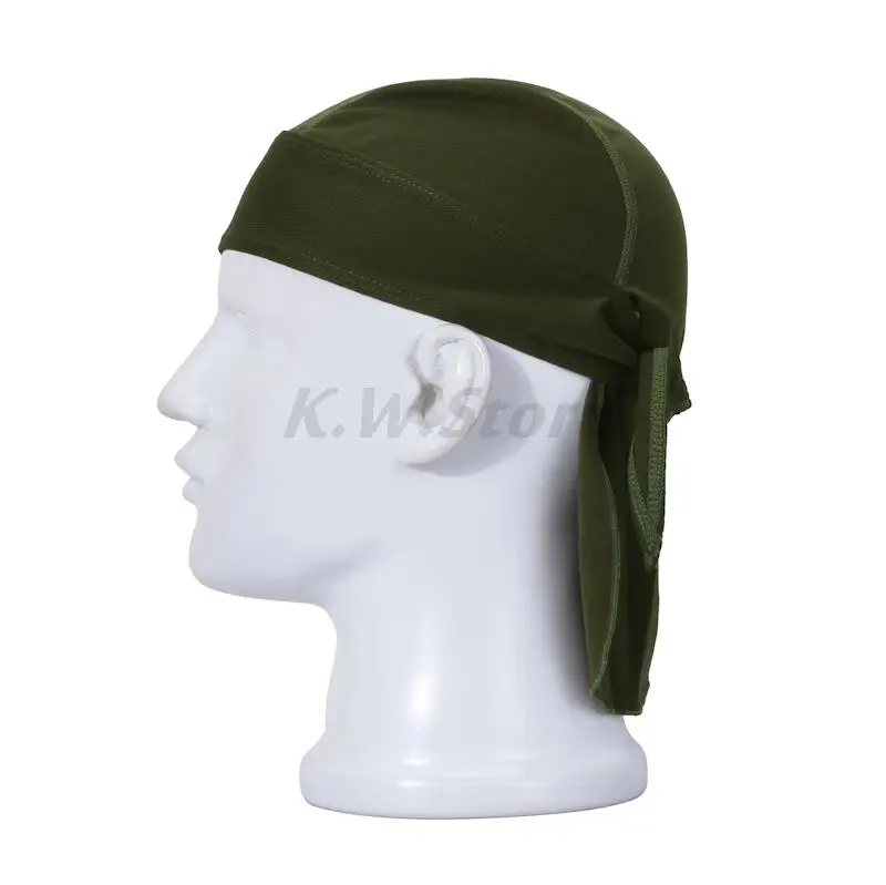 

Fashion Rock Hip-hop Pirates Cap Outdoor Sports Hiking Riding Bicycle Cycling Do-rag Balaclava Armygreen E11 Polyester