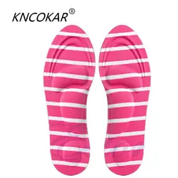 KNCOKAR 1 пара 3D губка мягкая стелька поддержка свода стопы ортопедическая удобный массаж высокие каблуки анти боль обуви стельки подушки