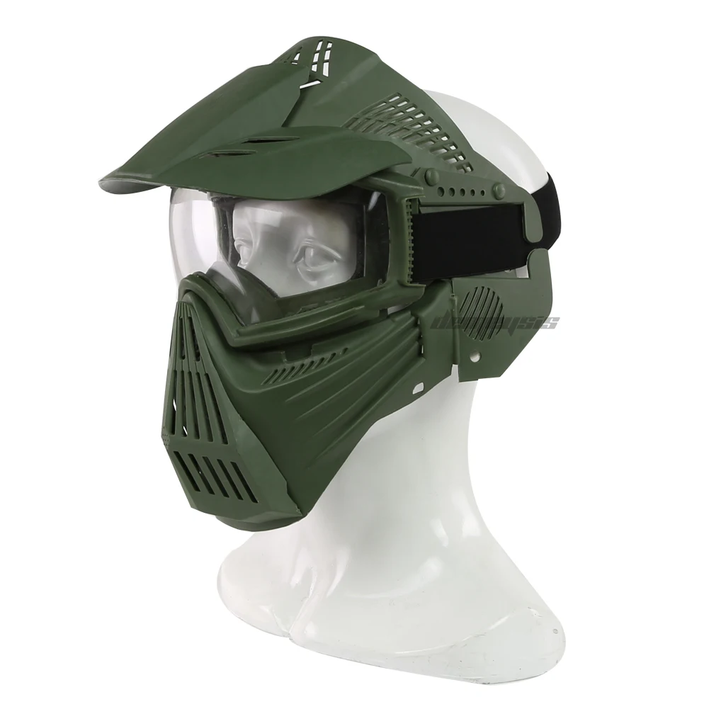 Airsoft Paintball Tactical Masks Full Face Military Impact Resistance Hunting Masks Outdoor Sports Men Women Shooting Army Mask