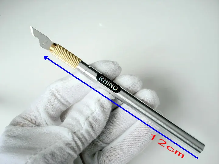 

Japanese RHINO 984 Full Metal Graver with a 16# Hard Sharp Blade For Repairing PCB, Mobile Phone etc.