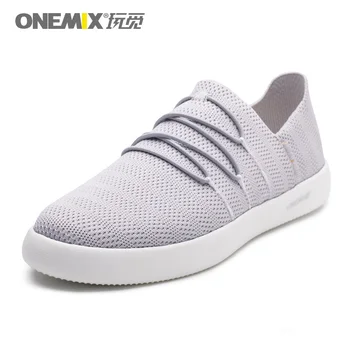 

ONEMIX Lightweight Men Casual Shoes Slip-on Breathable Mesh Upper Sneakers For Women zapatillas hombre