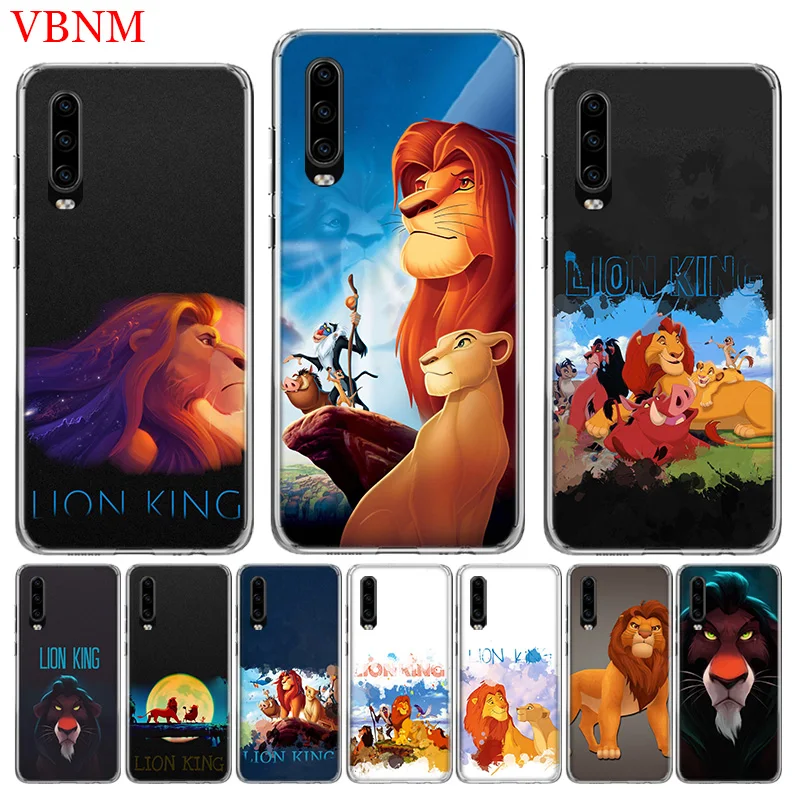 Simba Король Лев подарок мягкий чехол для телефона huawei P30 P20 mate 20 10 Pro P10 lite P Smart + Plus Z 2019