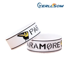 500 шт./лот по индивидуальному заказу в рекламных целях! силиконовые браслеты с персональным логотипом для подарков P18011301