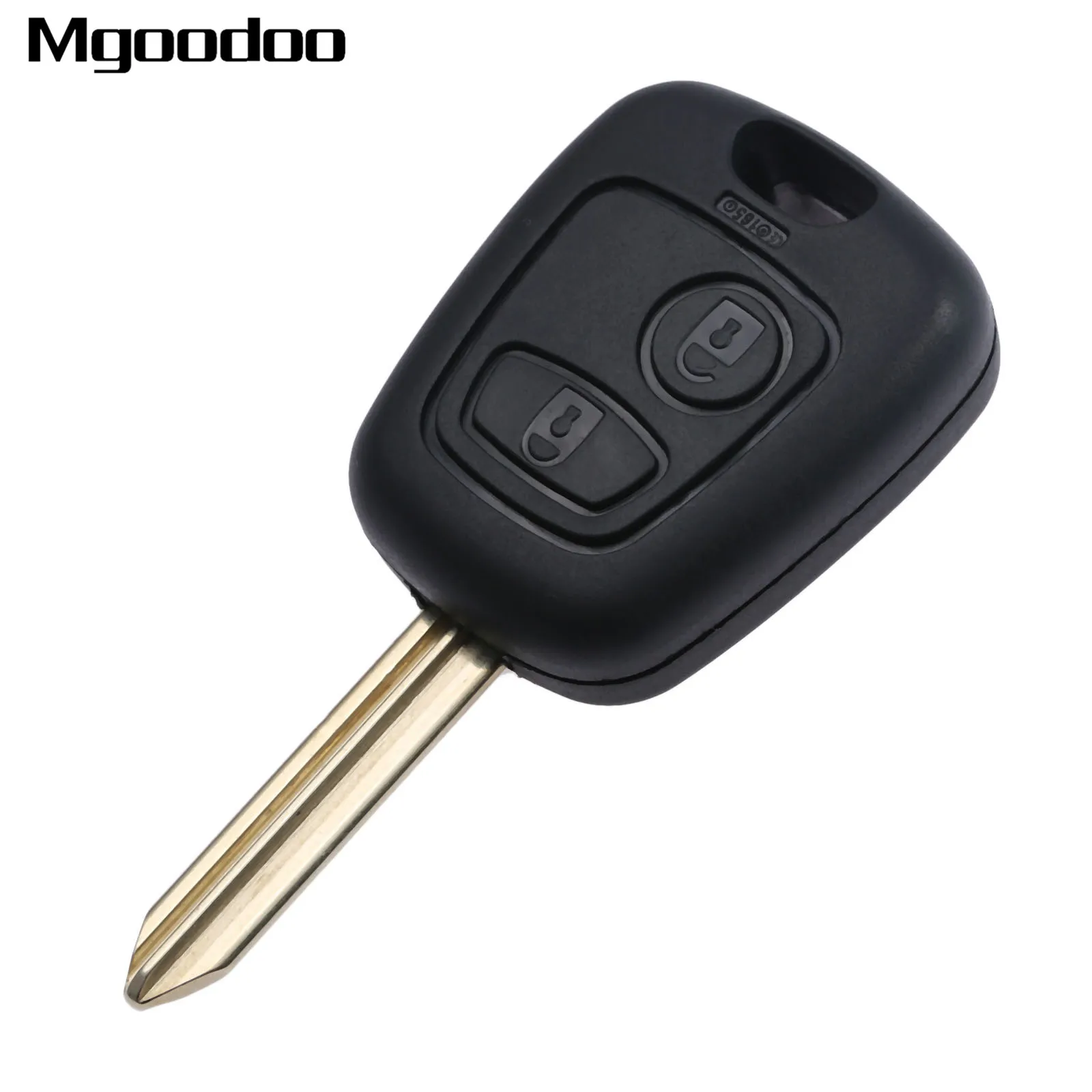 

2 Button Car Remote Control Key Shell W/ Chip For Citroen C1 C2 C3 C4 XSARA Picasso Replacement Keyless Entry Fob Uncut Blade