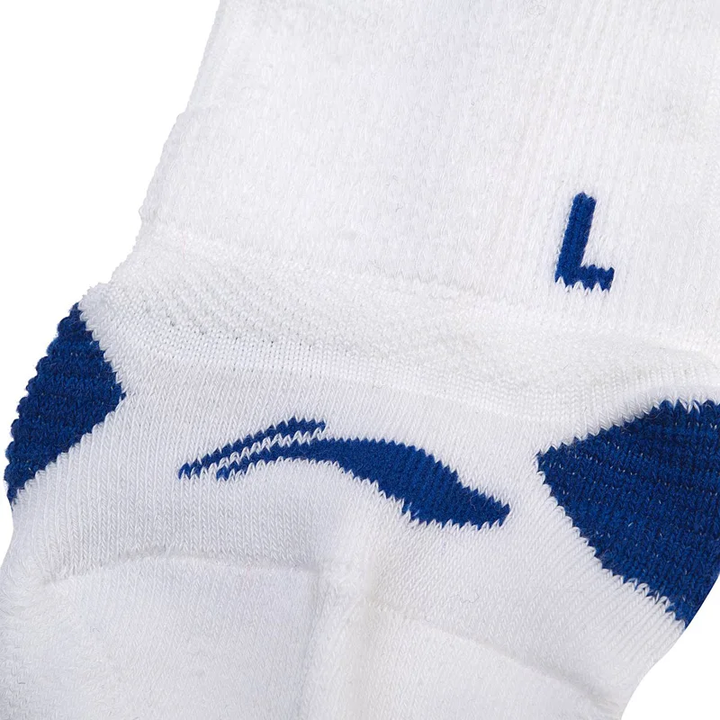 Li Ning мужские носки для бадминтона 46.5% нейлон 25.3% хлопок 24.3% полиэстер 3.9% спандекс 24