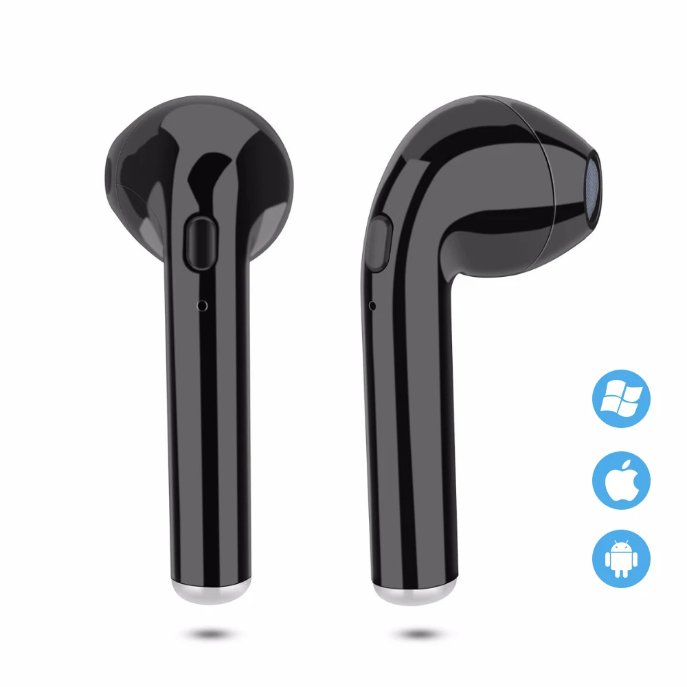 I7 i7s TWS беспроводные наушники в ухо Bluetooth гарнитура с микрофоном для iphone смартфон |