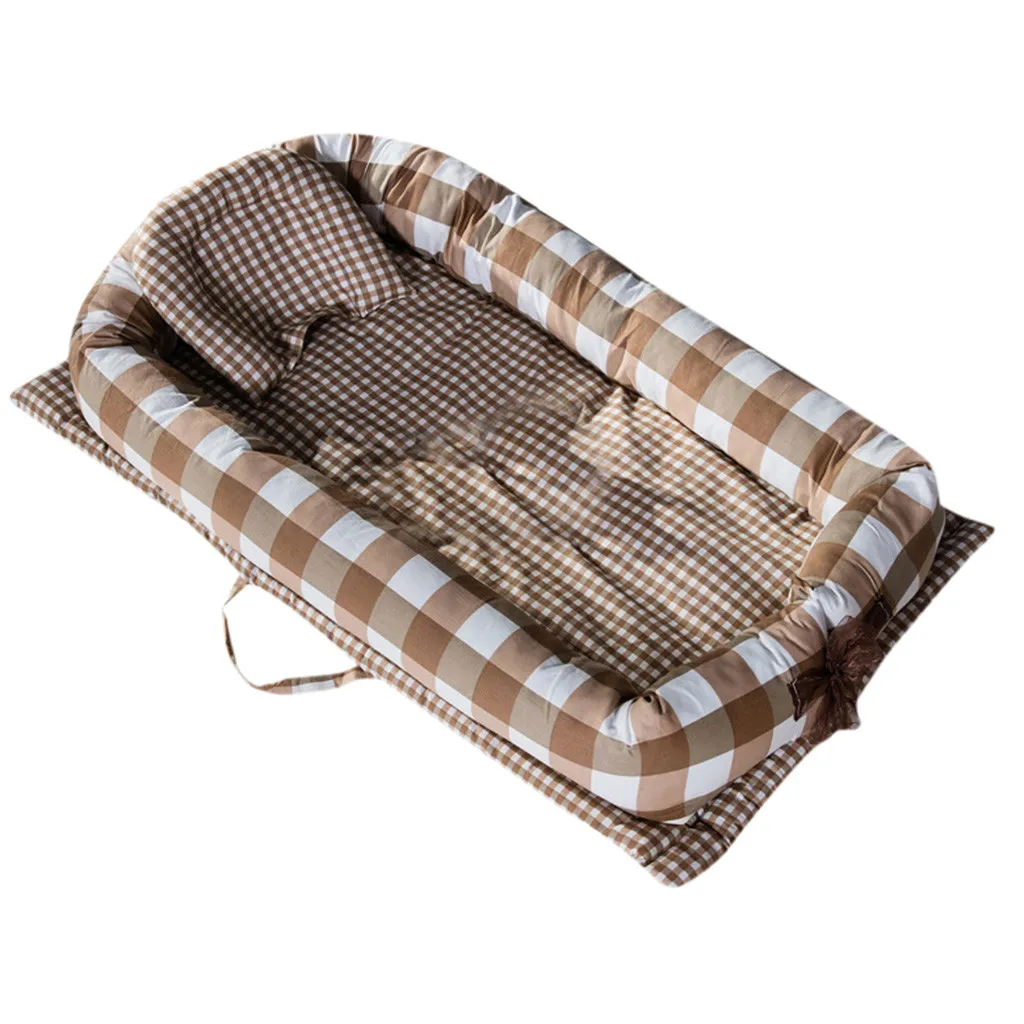 

ARLONEET Crib Portable Removable And Washable Newborn Baby Sleeping Multi-Function Folding Anti-Pressure Bionic Nest Bed Crib