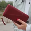 Géométrique bracelet femmes portefeuille femme longue fermeture éclair femmes sac à main grande capacité pièce portefeuille sac à main flambant neuf mode téléphone pochette ► Photo 3/6