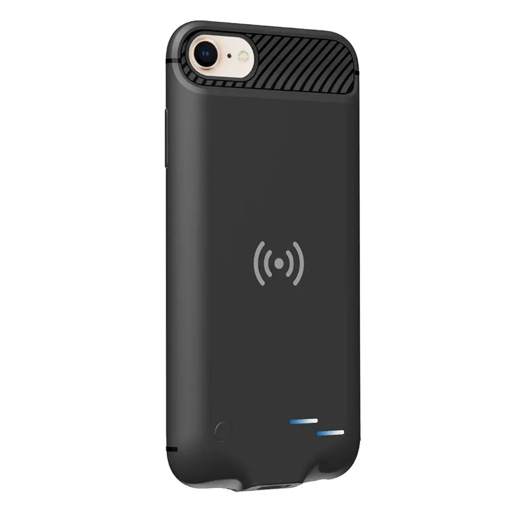 Чехол-аккумулятор для iphone 7, 3800 мА/ч, Беспроводная зарядка, смарт-чехол, внешний аккумулятор для iphone 6, 6s, 7, 8, чехол-батарея