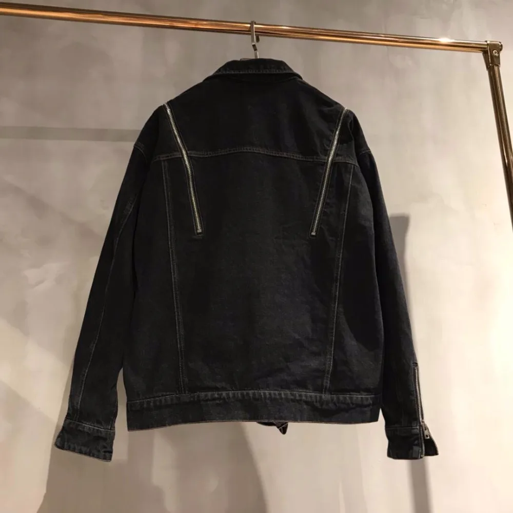 Manteau Denim Mode Off Ddxgz3 Veste 2018 Femmes Épaule czYwR8wXq