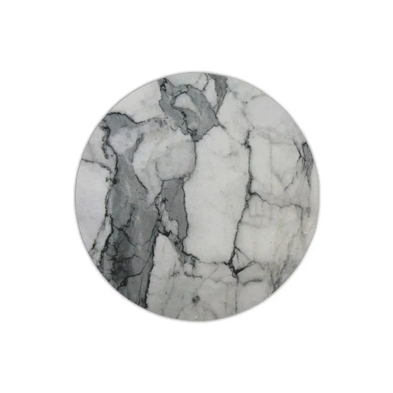 Black and white marble background Round Mouse pad Customized Non Slip Rubber Round Mouse pad Non Slip Rubber Mouse pad Gaming Mouse Pad (6)