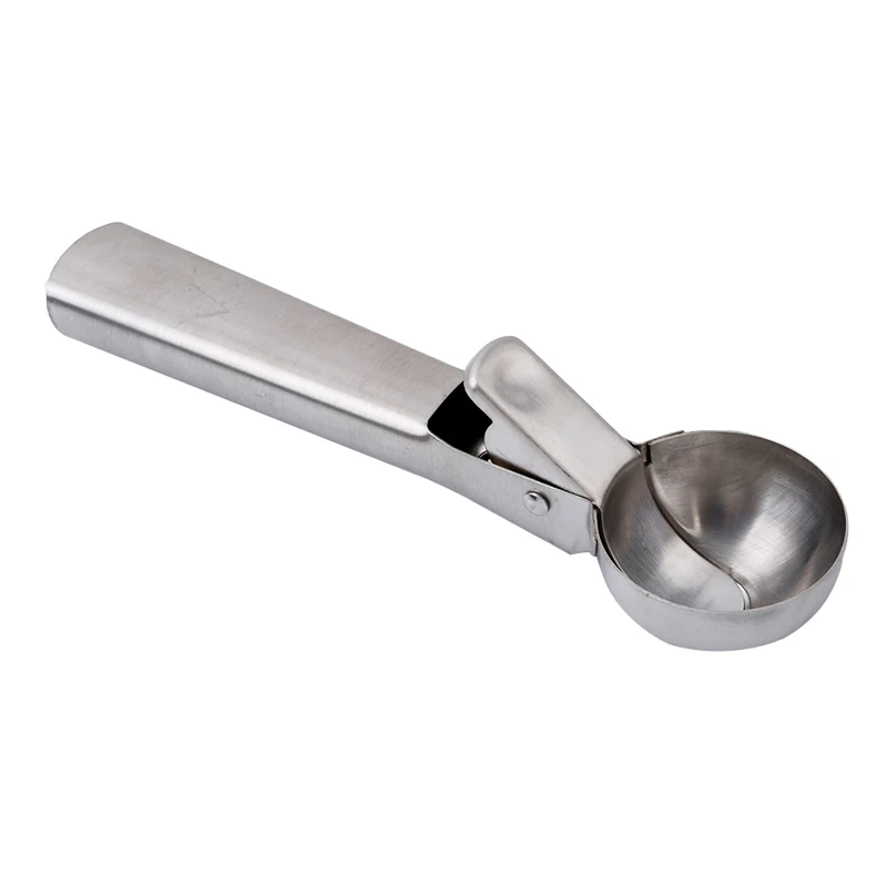

Stainless Steel Ice Cream Scoop Easy Trigger Ice Cream Spoon Home Use Multifunction Ice Cream Tool Kitchen Accessories