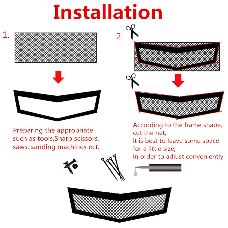 Universal Black/Silver Aluminium Racing Grille Mesh Vent Car Tuning Grill 100cm x 33cm HTB1WZk5PXXXXXXJXVXXq6xXFXXXL - Universal Black/Silver Aluminium Racing Grille Mesh Vent Car Tuning Grill 100cm x 33cm
