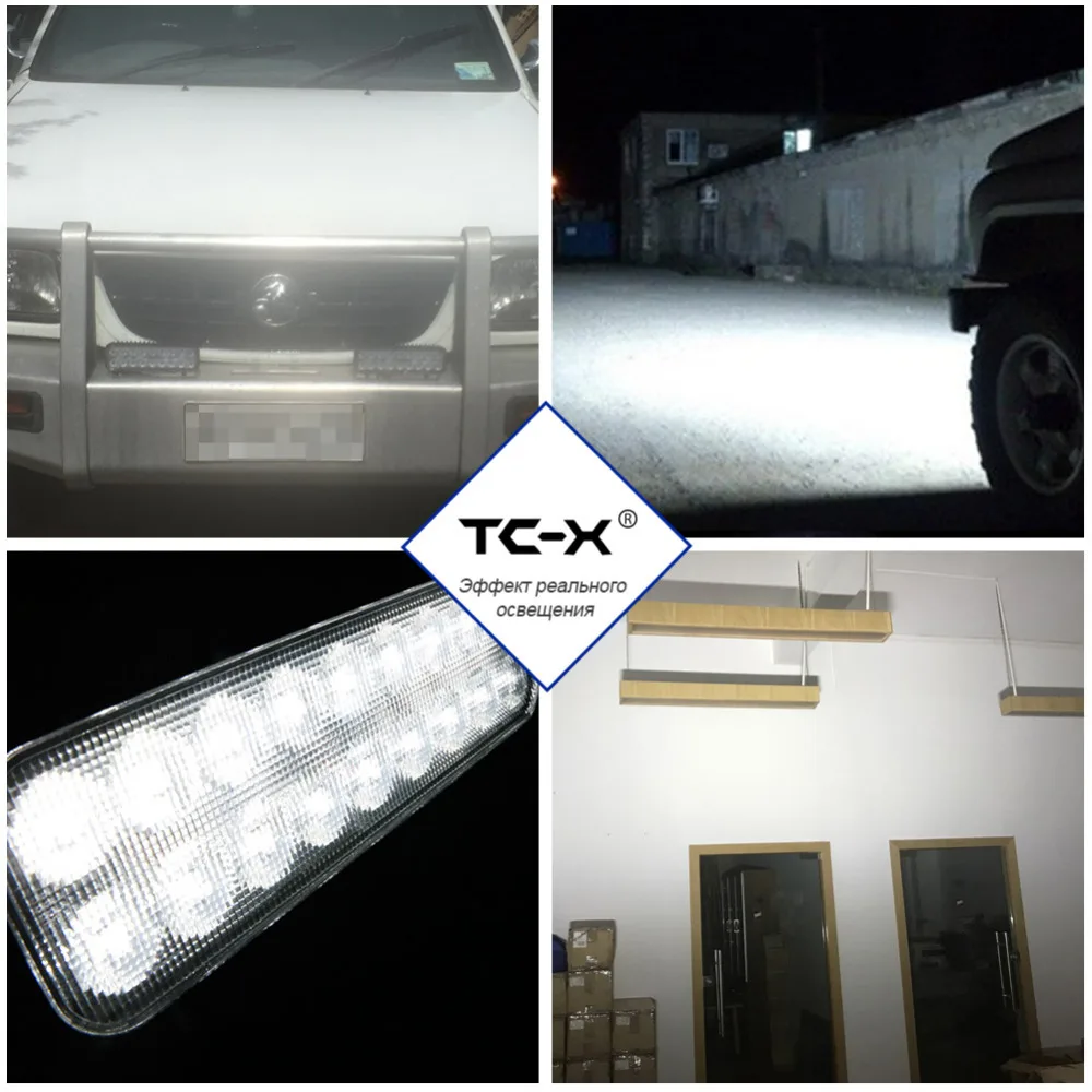 TC X OFF ROAD Светодиодные фары светодиодная балка прожекторы для внедорожников