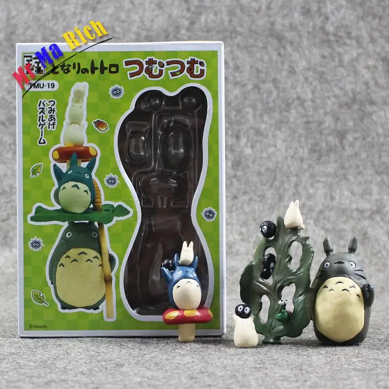 Il Mio Vicino Totoro фигурка игрушка Chibi Кот автобус Catbus сказочная пыль Ombrello Miyazaki Hayao Mini