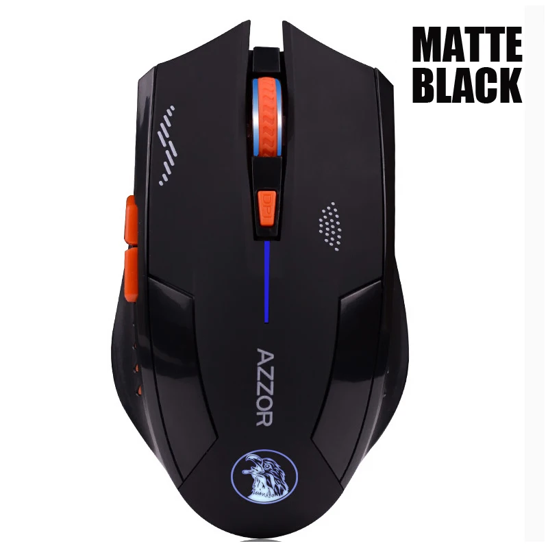 Аккумуляторная беспроводная компьютерная мышь AZZOR игровая 2400 DPI 2 4G FPS Gamer