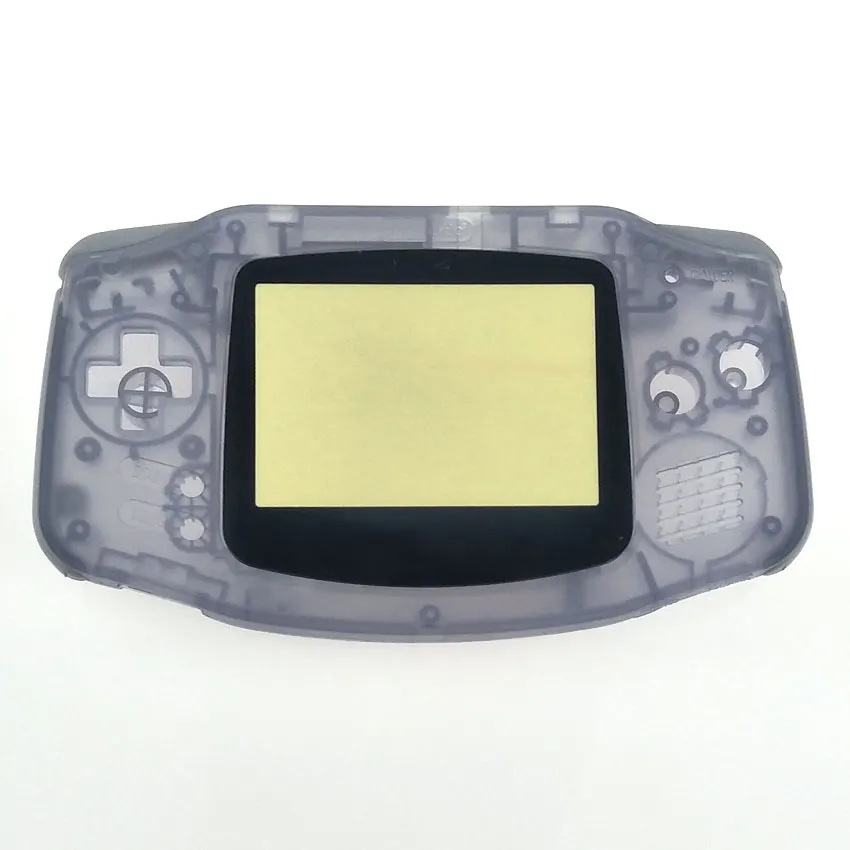 YuXi пластиковый цветной и прозрачный корпус Замена корпуса для nintendo Gameboy Advance для GBA игровой консоли чехол - Цвет: K