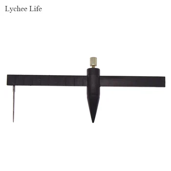 

Lychee Life Plastic Compass Circle Cutter Tools Caliper For Clay Pottery Ceramic Measure Ruler Cutting Mould