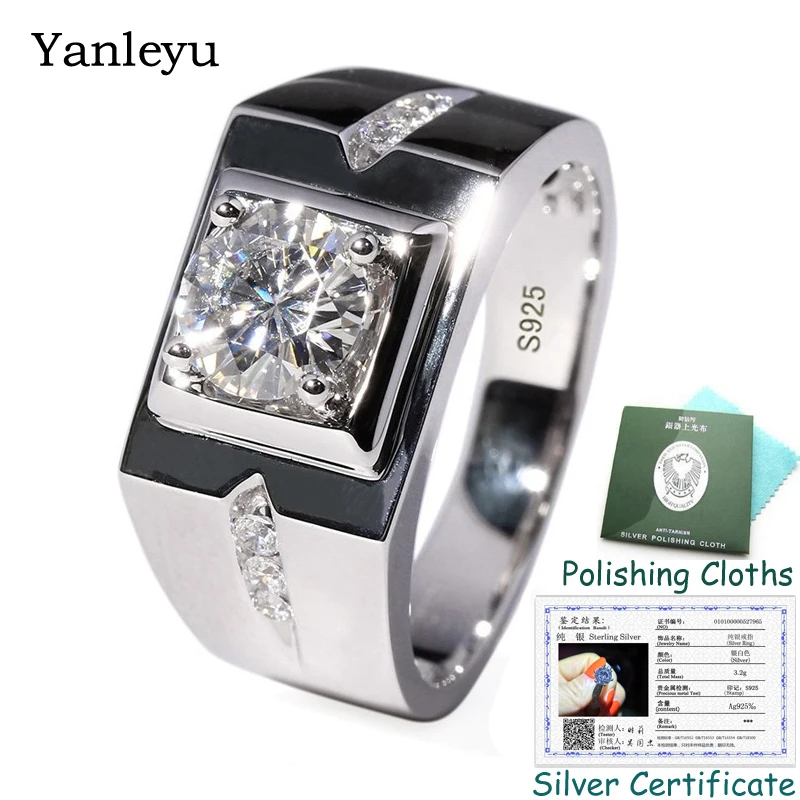 Отправить сертификат! Yanleyu Модные Мужские Винтажные Ювелирные изделия из