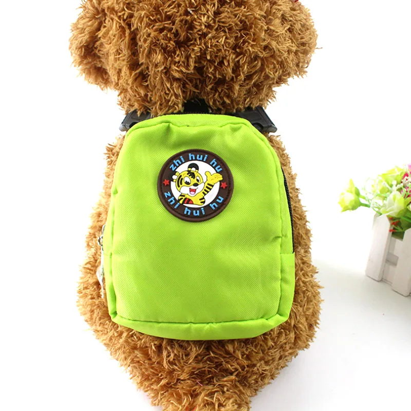 Cute Puppy Pet Backpack With 120cm Pet Leash Outdoor Travel Portable Dog Carrier Pets Small Dog Cats Hiking Travel Bag