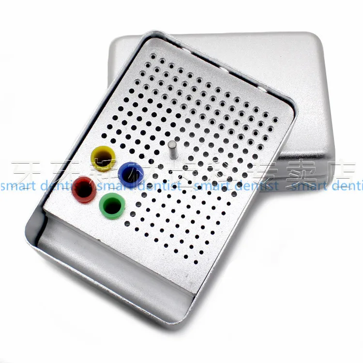 

Good Quality 2017 New Free shipping 180 Holes Dental Endo Box FG Burs Holder Autoclave Disinfection Box