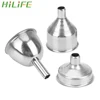 HILIFE for Filling Hip Flask Narrow-Mouth Bottles  Bar Wine Flask Funnel Mini Stainless Steel Small Mouth Funnels ► Photo 1/6