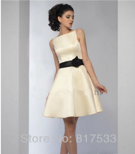 Black Junior Bridesmaid Dresses