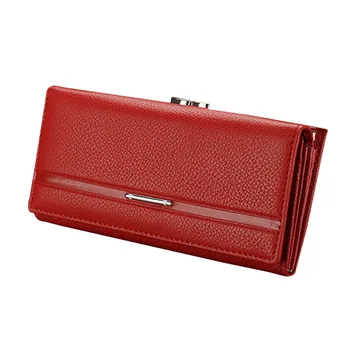 

New Fashion Korean Style Lady Wallet Key Case Change Clip Zippered Handbag Hot Sale