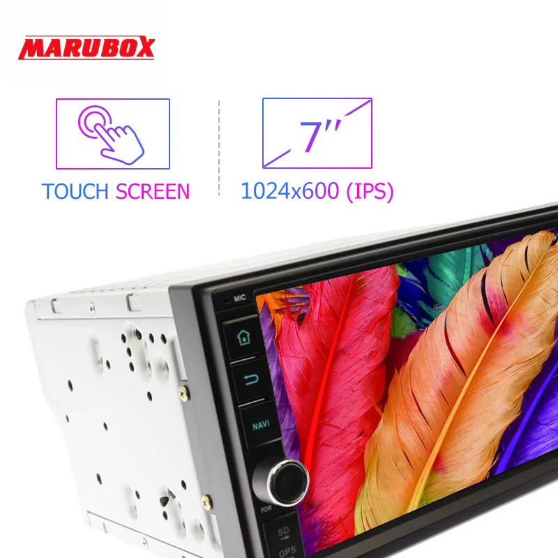 MARUBOX 706PX5-DSP головное устройство Универсальный 2 Din Восьмиядерный Android 8,0, 4 Гб оперативной памяти, 32 ГБ, gps навигация, стерео радио, Bluetooth, без DVD