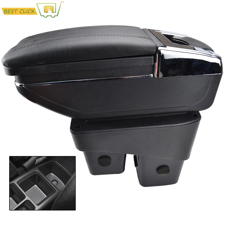 

Rotatable Armrest For Honda Fit Jazz 2014-2017 Arm Rest Centre Console Storage Box 2015 2016