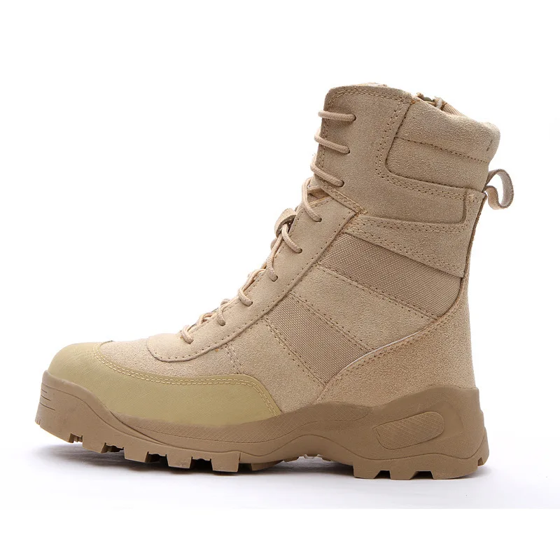 Factory 2015 New Pattern Outdoors High Help Genuine Leather Climbing Shoes Assault Boot Fan Tactic Boots | Спорт и развлечения