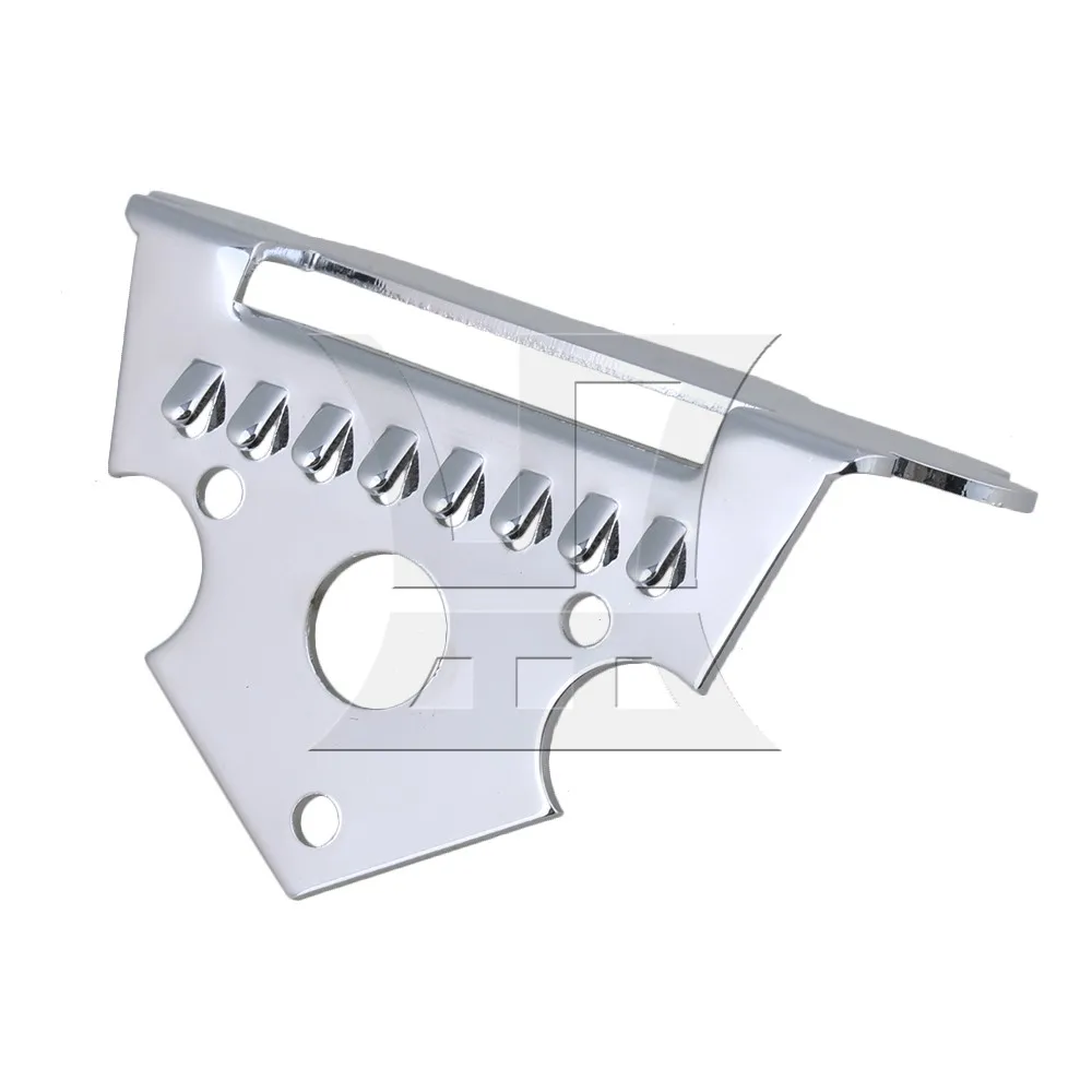

Yibuy 60mm Silver Zinc Alloy Mandolin Guitar Tailpiece for 8 String Mandolin